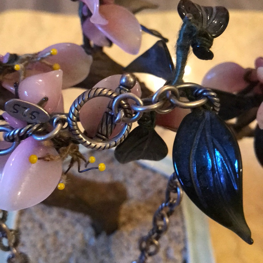 Vintage 925 EXEX mop necklace - Picture 5 of 6